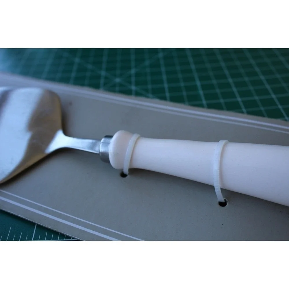Rae Dunn Wedding‎ I DO Cake Server White Ceramic Handle Stainless Steel
